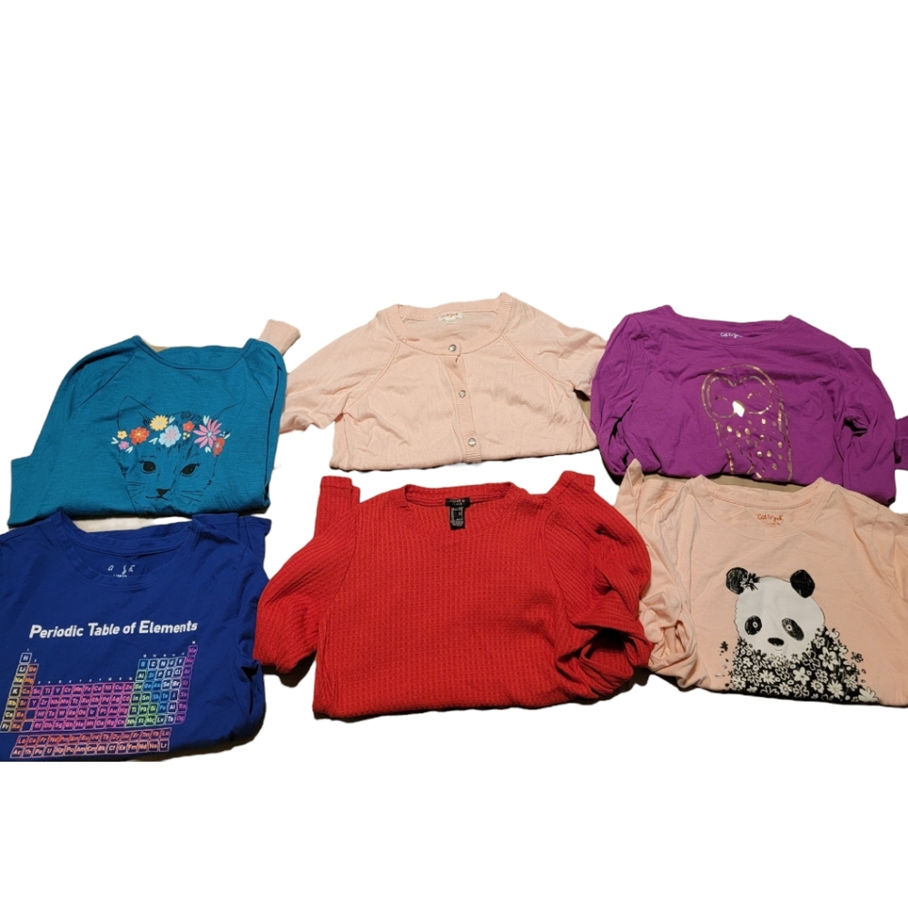 Girl long sleeve tops 10-12